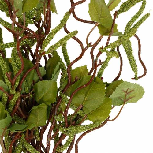 Floristik24 Artificial branch with catkins, birch green bouquet, maypole 9pcs