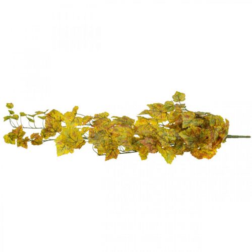 Product Artificial Vine Leaves Yellow Brown Green Hanging Branches L95cm