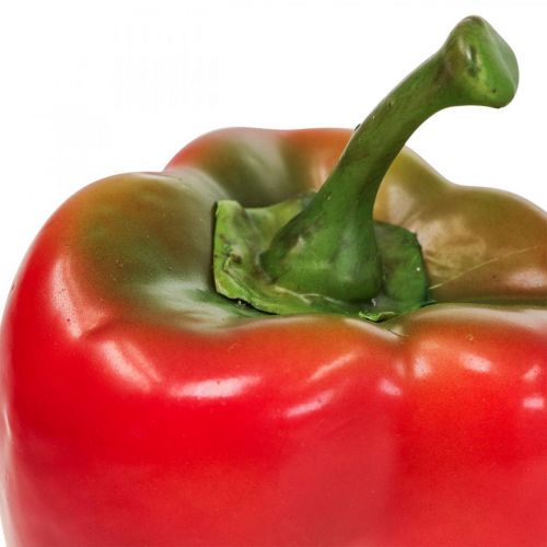 Product Artificial Vegetable Decoration Pepper Red Green Ø 8cm H13cm 3pcs