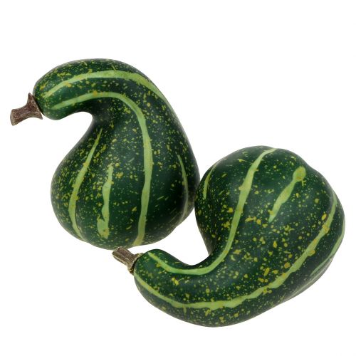 Artificial Pumpkin Dark Green 11cm 6pcs