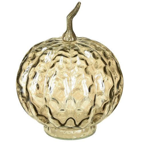 Floristik24 Pumpkin decoration glass glass pumpkin table decoration autumn Ø14cm H19cm