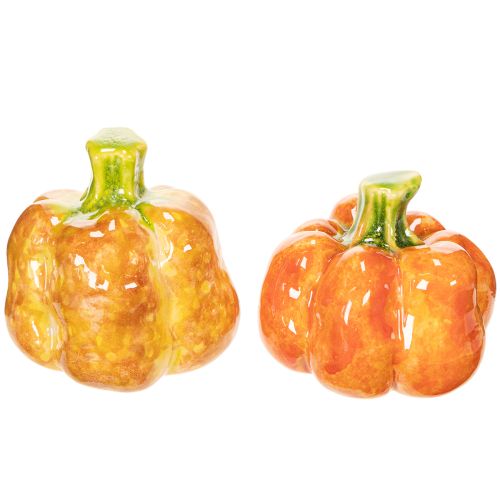 Decorative pumpkins for autumnal table decoration, 6cm, 2 pieces buy online | Floristik24.co.uk