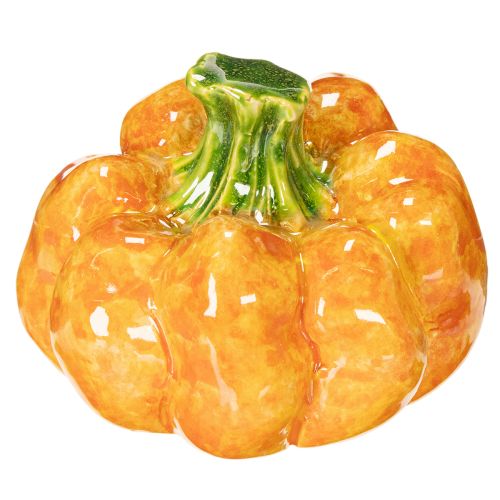 Pumpkin figurine for autumn table decoration, autumn decor, 10cm, 2 pieces | Floristik24.co.uk