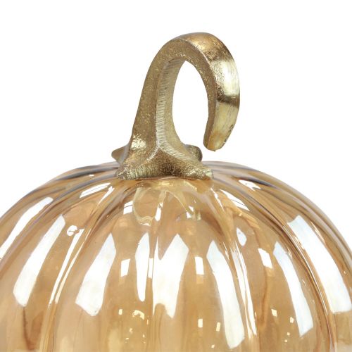 Product Pumpkin decoration glass glass pumpkin table decoration orange Ø14cm H18cm