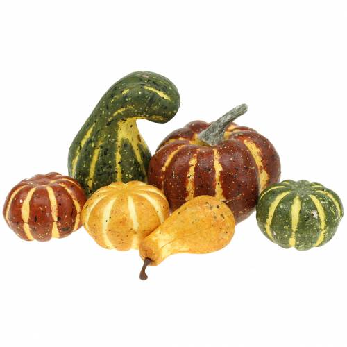 Floristik24 Artificial pumpkin mix 3.5cm - 11cm 26pcs