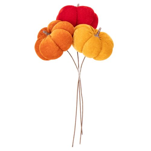 Velvet Artificial Pumpkins on