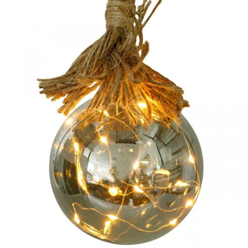 Floristik24 LED ball inside Ø10cm tinted 15L warm white timer