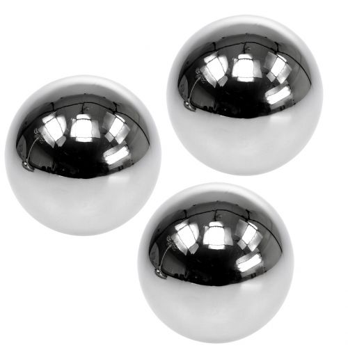 Floristik24 Stainless steel balls decoration Ø8cm 6pcs