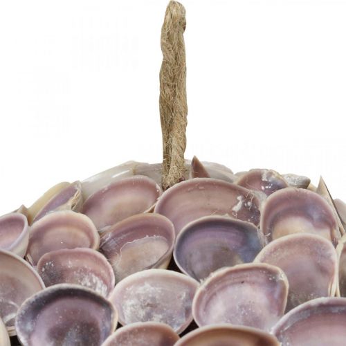 Product Decorative ball shells shell decoration for hanging maritime decoration Ø18cm