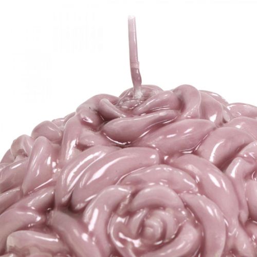 Product Ball candle roses Round candle rose Ø10.5cm