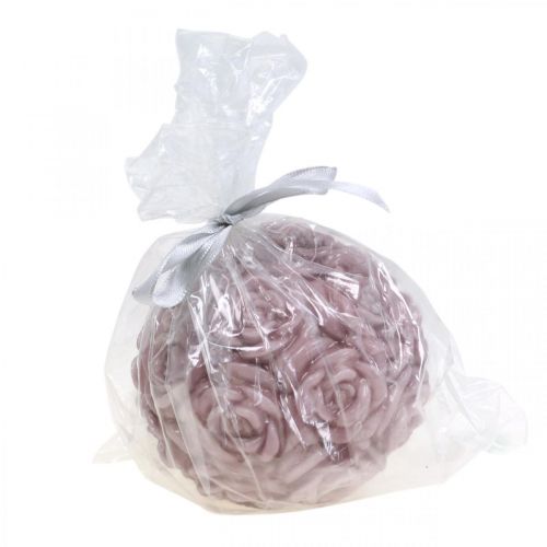 Product Ball candle roses Round candle rose Ø10.5cm