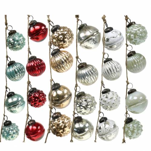 Floristik24 Christmas decoration garland Christmas tree balls 120cm