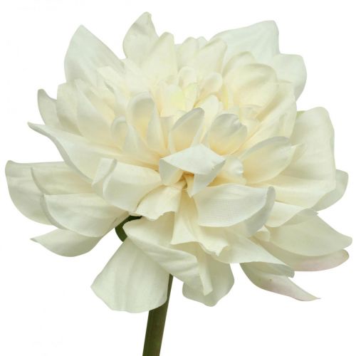 Product Artificial flower Dahlia White Artificial flower with bud H57cm