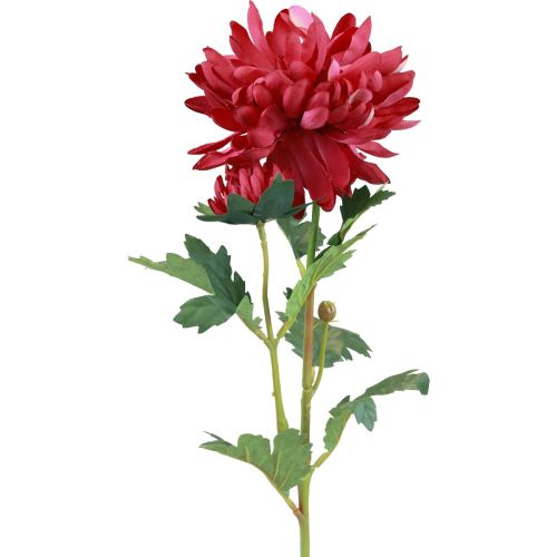 Floristik24 Artificial flowers decorative dahlias artificial flowers Bordeaux 61cm