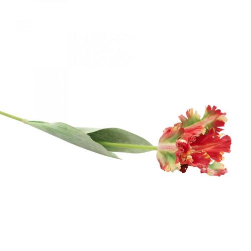 Floristik24 Artificial flower, parrot tulip red yellow, spring flower 69cm