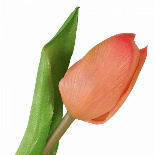 Product Artificial flower Tulip Peach Real Touch spring flower H21cm