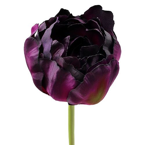 Floristik24 Artificial Flowers Tulips Purple-Green 84cm - 85cm 3pcs