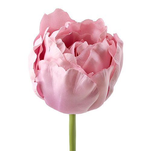 Product Artificial flowers tulips filled old rose 84cm - 85cm 3pcs