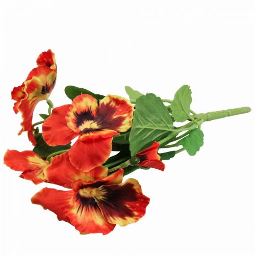 Product Artificial flowers, silk flowers, pansy orange 29cm