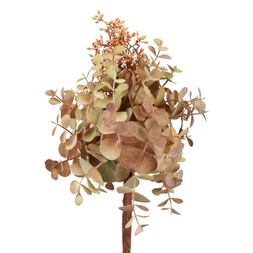 Artificial eucalyptus bouquet, artificial flowers decoration with buds 30cm