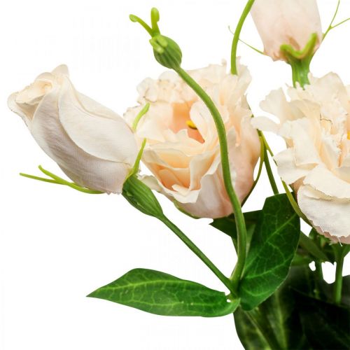 Product Artificial flowers lisianthus cream 51cm flower decoration 5pcs