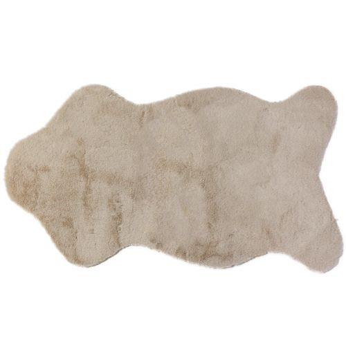 Product Faux fur decorative fur table runner fur rug beige 50×90cm