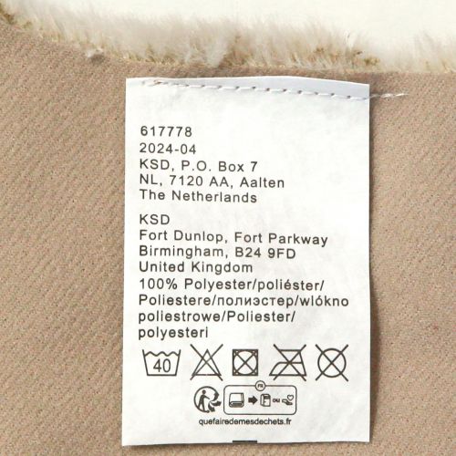 Product Faux fur decorative fur table runner fur rug beige 50×90cm