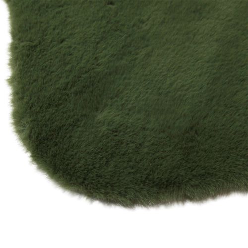 Product Faux fur green decorative fur table runner fur carpet 50×90cm