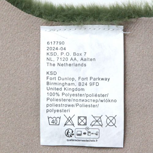 Product Faux fur green decorative fur table runner fur carpet 50×90cm