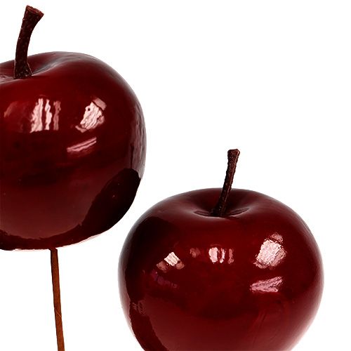 Product Artificial fruit apple painted red Ø5.5cm 12pcs
