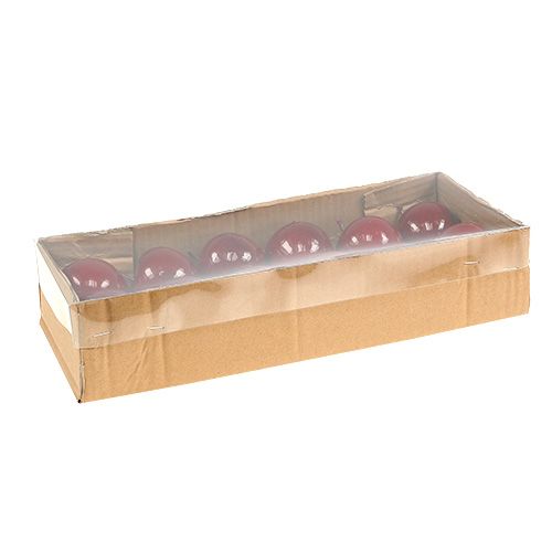 Floristik24 Artificial fruit apple painted red Ø5.5cm 12pcs