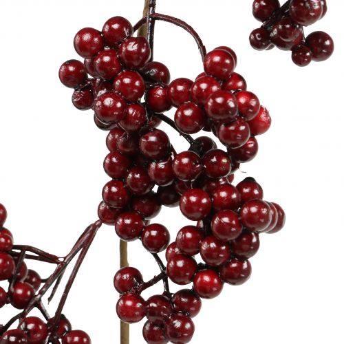 Product Garland of berries, Christmas branch, berry, red winter berry L180cm