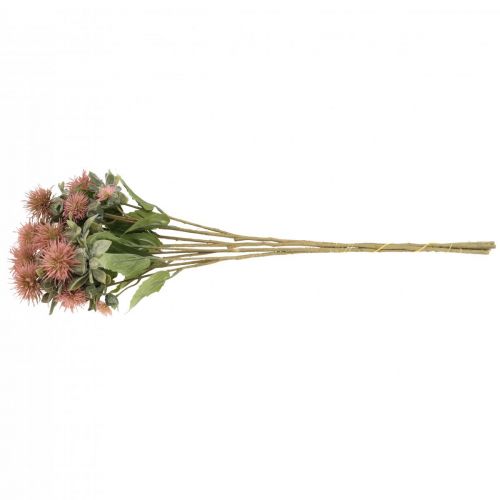 Floristik24 Artificial plants safflower thistle branch thistle pink 4pcs