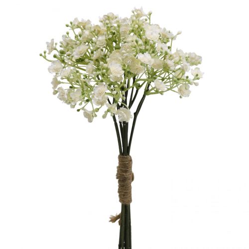 Floristik24 Gypsophila artificial flowers Gypsophila white L30cm 6pcs in bunch