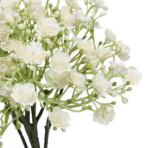 Floristik24 Gypsophila artificial flowers white L30cm 6pcs in bunch
