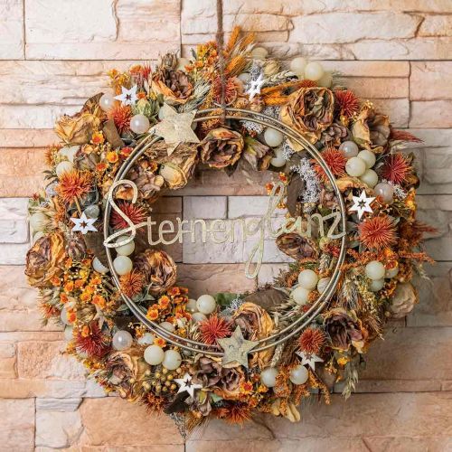 Floristik24 Artificial plants safflower thistle branch thistle orange 4pcs