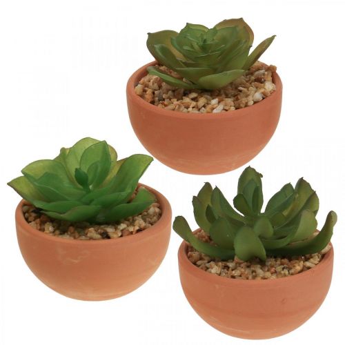 Artificial plants in pots artificial succulents H9cm 3pcs