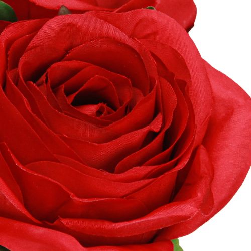 Product Artificial Roses Red Roses Flowers Ø6cm Ø6cm H50cm 4pcs