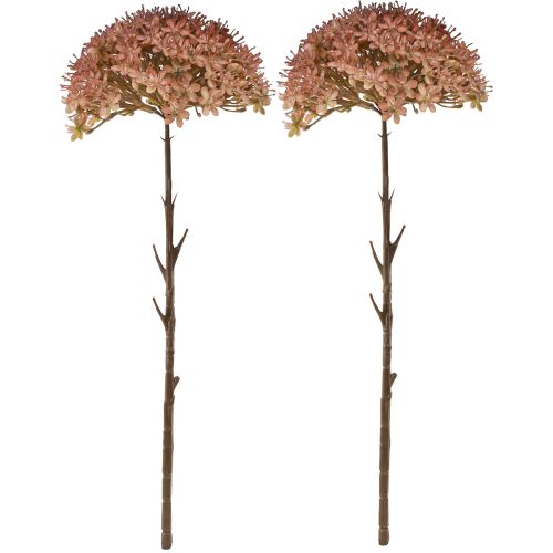 Product Artificial branch autumn decoration flower branch brown red 45cm 2 pieces