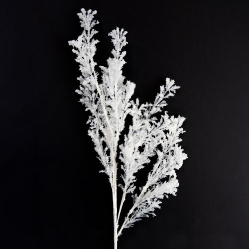 Artificial branch frosted decorative branch winter decoration white 78cm 2pcs