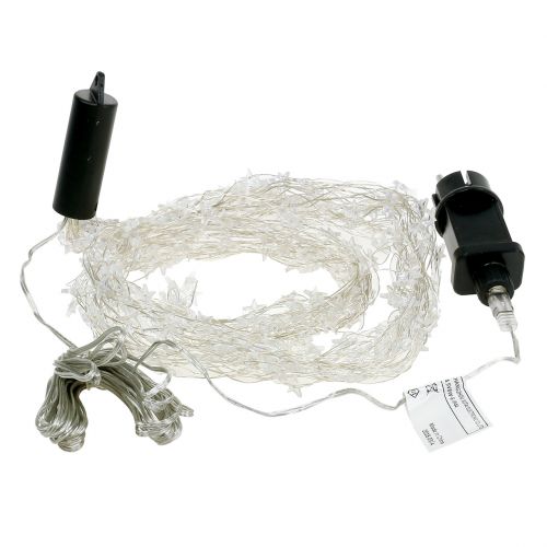 Floristik24 LED light bundle star for outside 320 1m silver / warm white