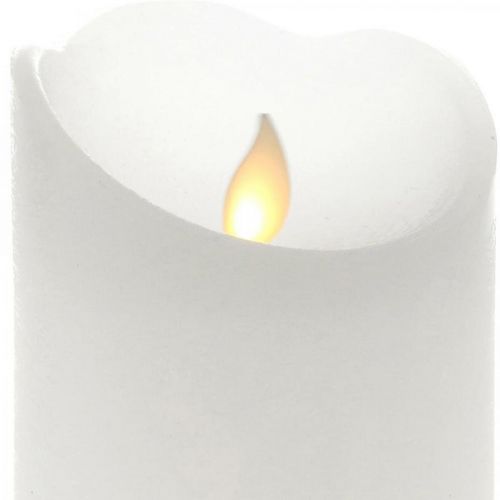 Product LED candle wax pillar candle LED wax candles Ø7.5cm H10cm