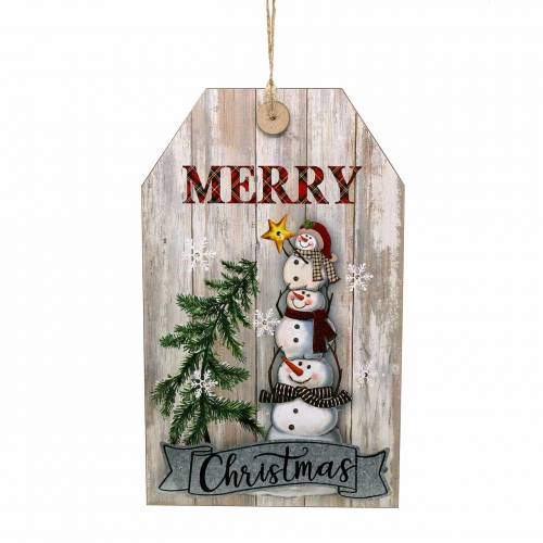 Floristik24 LED mural snowman &quot;Merry Christmas&quot; 23 × 38.5cm For battery