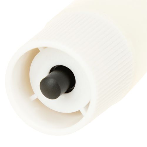 Product LED candle cream warm white real wax H14.5cm 2 pieces