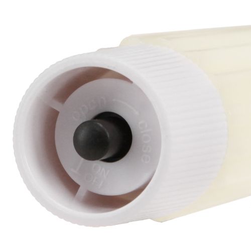 Product LED Pillar Candles with Timer Grooved Candles Cream 24.5cm 4pcs