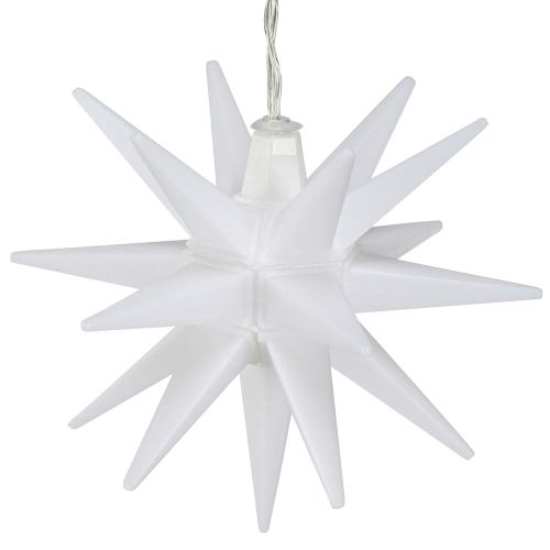 Floristik24 LED star outdoor white illuminated star battery Ø12cm H66cm