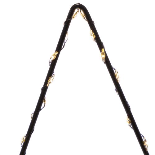 LED Star with Battery Compartment on Metal Base, 46cm, Black | Floristik24.co.uk