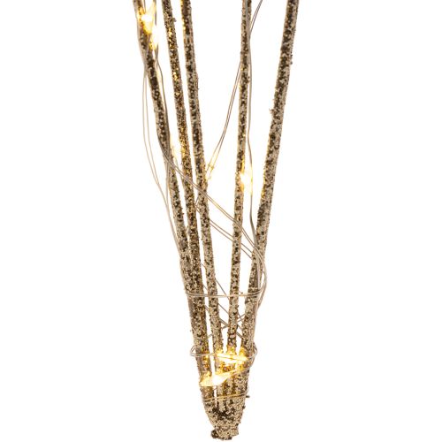 Deko LED Star Hanging Decoration with Wire, Warm White, 40 LEDs, 42 cm | Floristik24.co.uk