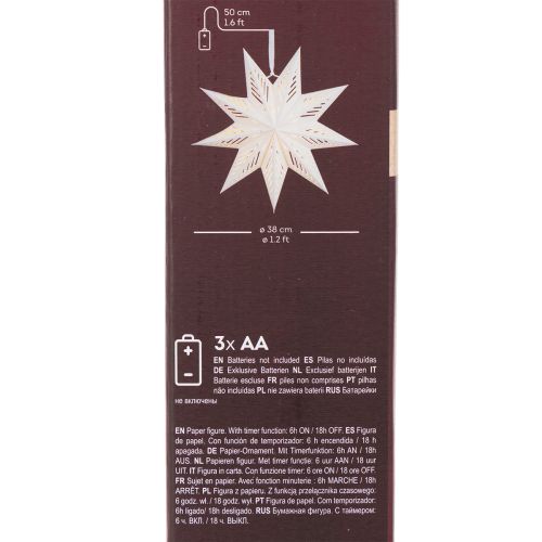 LED Hanging Paper Star