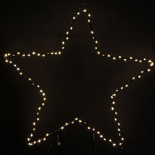 LED star standing 150 Micro LED warm white metal Ø58cm
